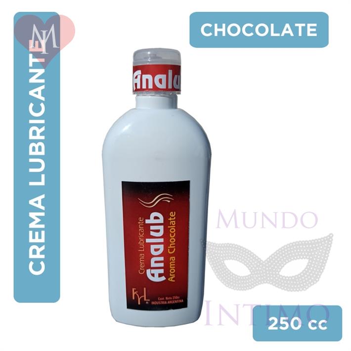 Crema lubricante chocolate 250 cc